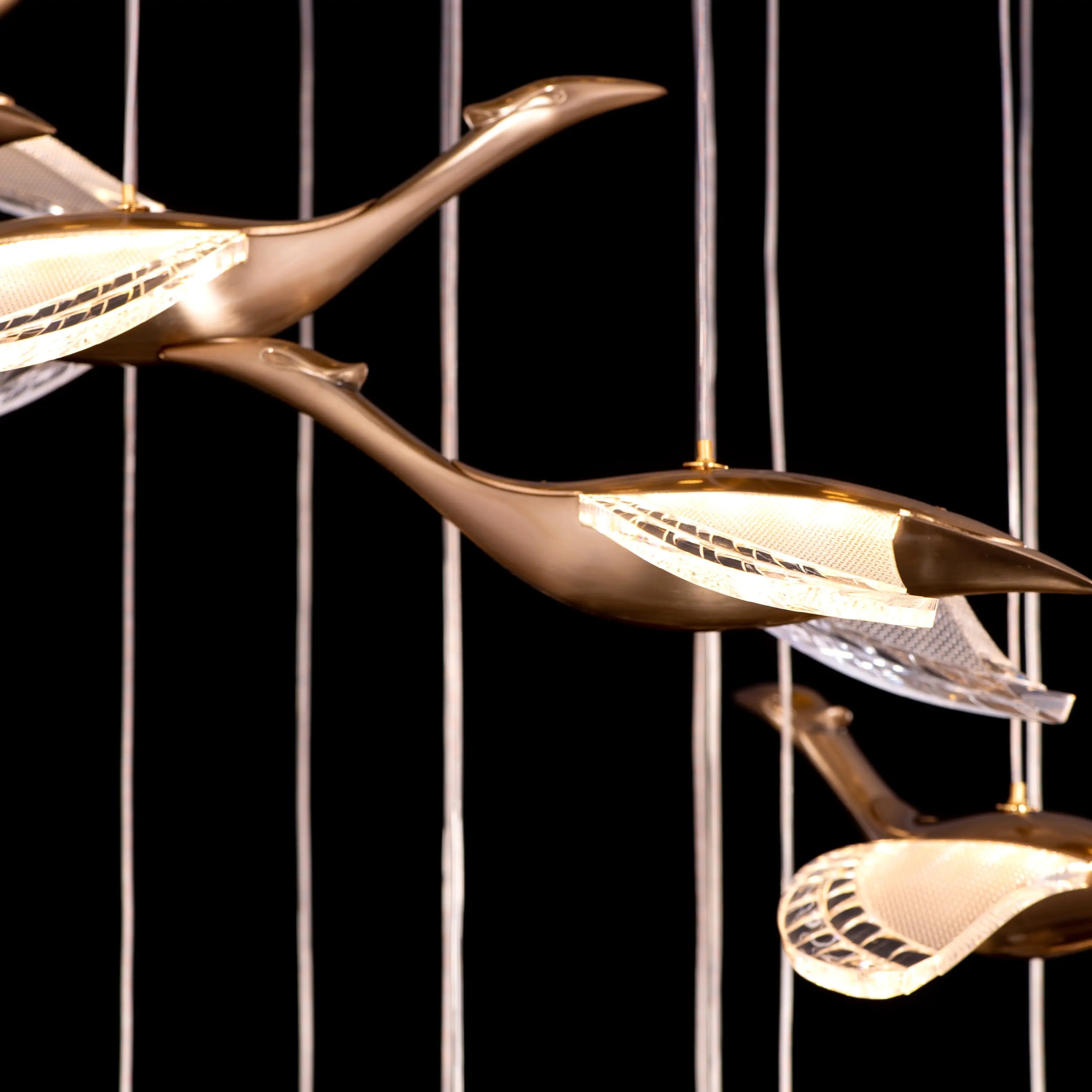 Birds Double Height Chandelier